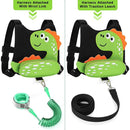 Accmor Toddler Harness Leash, Cute Dinosaur Kids Harness Child Leash with Anti Lost Wrist Link for Outdoor Travel, Adorable Baby Walking Harness Wristband Assistant Strap for 1-3 Years Old Boys Girls by TinyTreasures Baby Boutique
