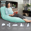 MOON PARK Pregnancy Pillows for Sleeping - U Shaped Full Body Maternity Pillow with Removable Cover - Support for Back, Legs, Belly, HIPS - 65 Inch - Turquoise - Cooling Cover by TinyTreasures Baby Boutique