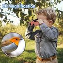 Pink Binoculars for Kids Ages 4-12, Durable & Lightweight Outdoor Telescope for Girls, Educational STEM Toy with Clear Vision, Adjustable Focus, Carry Bag (Perfect for Bird Watching, Camping, Travel) by TinyTreasures Baby Boutique