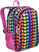 Wildkin 15-inch Kids Backpack – Durable, Padded, Adjustable for School & Travel - Rainbow Hearts by TinyTreasures Baby Boutique