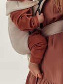 BabyBjörn Baby Carrier Mini, 3D Jersey, Light Beige | Newborn Carrier (7-25 lbs), Ergonomic, Easy-to-Use by TinyTreasures Baby Boutique