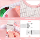 Accmor Toddler Harness Leash, Collapsible Cute Rabbit Kids Leash + Anti Lost Wrist Link for Outdoor Travel, Soft Child Walking Harness Tether Wristband Assistant Strap Belt Protector for Baby Girls by TinyTreasures Baby Boutique