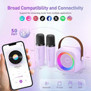Karaoke Machine for Kids Adults, Karaoke Toys Gifts for Girls Boys, Portable Bluetooth Speaker with Wireless Microphone, Birthday Gifts for Girls Boys Ages 4, 5, 6, 7, 8, 9, 10, 12+ Years Old by TinyTreasures Baby Boutique