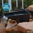 POND BOSS Waterfall Spillway, 8 inch Wide Weir, Waterfall Box, Smooth Flow, Durable Construction, Easy to Install, Great for Waterfalls, Pondless Water Features and Streams by GreenHaven Gardens