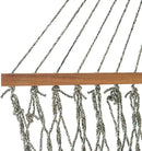 Original Pawleys Island Large Green Oatmeal Heirloom Tweed DURACORD® Rope Hammock with Extension Chains & Tree Hooks, Handcrafted in The USA, 450 LB Weight Capacity, 13 ft. x 55 in. by GreenHaven Gardens