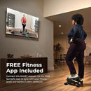 Sunny Health & Fitness Mini Stepper for Exercise at Home, Stair Step Workout Machine with Resistance Band and Over 300lb Weight Capacity, Optional Twist Motion and Free SunnyFit App Connection by CozyNest Decor