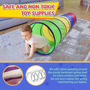 NARMAY® Play Tunnel Easy Key Pop Up Tunnel for Kids Indoor/Outdoor Crawl - 19 Dia. x 72 inch by TinyTreasures Baby Boutique