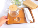 Bamboo Serving Tray – Two Sizes for Breakfast, Tea, Coffee & Snacks – Eco-Friendly Wooden Tray for Bed, Kitchen, Coffee Table, or Decorative Use by CozyNest Decor