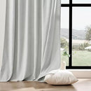 Joydeco Light Filtering Curtains 90 Inches Long for Bedroom Living Room, Faux Linen Curtains 90 Inch Length 2 Panels Set,Pinch Pleat Curtains for Bedroom Living Room(52x90 inch, Greyish White) by CozyNest Decor