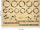 Petoysoso Bead Boards for Jewelry Making, Thicken Bamboo Beading Board for Jewelry Bracelet Making, Bracelet Bead Board, Bracelet Bead Board for Bracelet, Jewelry Making Supplies 15.3x 11.2x0.5 Inches by TinyTreasures Baby Boutique