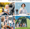 Ausic Stroller Fan with Mist, 100ml Misting Portable Fan for Stroller, Baby Fans with Detachable Tripod, Baby Essentials, Clip on Fans for Crib, Treadmill, Car Seat, Outdoor by TinyTreasures Baby Boutique