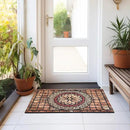 CHICHIC Rectangle Entrance Door Mat Large 24 x 36 Inch High Traffic Area Entry Way Doormat Front Door Rugs Outdoors Heavy Duty Welcome Mat, Non Slip Rubber Back Low Profile for Garage by CozyNest Decor