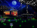 Solar Powered Firefly Lights,18 LED Fairy Automated Pulsating Firefly String Light Waterproof Garden Chasing Suitable for Swimming Pools, Fountain Fish Tanks, and Outdoor Decoration by GreenHaven Gardens
