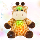 Cuteoy Musical Plush Giraffe Stuffed Animal Glowing LED Light-up Nightlight Toys Singing Lullabies Birthday Christmas Plushies Gifts for Kids Boys Girls,13" by TinyTreasures Baby Boutique