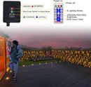 Solar Powered Curtain Lights 33ftx 3ft 500 LED Outdoor Curtain Lights Waterproof with Remote Timer for Garden Patio Fence Wedding Wall Gazebo Decor - Warm White by GreenHaven Gardens
