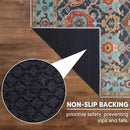 Keen Home Design 2x7 Rug - Machine Washable Runner Rug with Non-Slip Backing, Ideal for Hallway, Entryway, Kitchen, Laundry Room - Vintage, Easy Clean, Durable, Low Pile Rug - (2'6" x 7') by CozyNest Decor