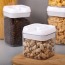 Vtopmart 6 PCS Airtight Food Storage Containers, BPA Free Plastic Snack Containers with Easy Lock Lids, for Kitchen Pantry Organization and Storage, Include 24 Labels, 0.5L by CozyNest Decor