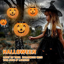 Halloween Solar Hanging Lights Outdoor - Solar Metal Halloween Lantern Decor, Solar Powered Led Waterproof Decorative Round Hanging Light for Garden, Yard, Patio, Pathway, Porch by GreenHaven Gardens