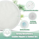 wegreeco Nursing Breast Pads (14 Pack) + Laundry Bag & Travel Storage Bag, 4.7 inch Option - Washable & Reusable Breastfeeding Nursing Pads (Sunset, Plain Shape) by TinyTreasures Baby Boutique