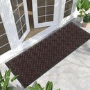 Yimobra Front Door Mat Outdoor Indoor72x24, All-Season, All-Weather, Heavy Duty Welcome Door Mats Outside Entrance, Non Slip Porch Patio Entrance Mat, Coffee by CozyNest Decor
