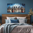 Brooklyn Bridge Canvas Wall Art Living Room City Wall Decor for Office Modern Pictures for Bedroom Wall Decor 20 x 40 Inch by CozyNest Decor