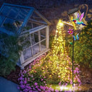 Solar Lights Outdoor Decorative,Metal Solar Watering Can Lights with Hummingbird, Waterproof Garden Stake for Yard Lawn Patio Pathway Landscape by CozyNest Decor
