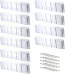 Beuta Landscape Edging | Garden Edging Border | Faux Stone Block XL for Lawn Edging, Flower Beds & Yard Edging – 10 Pack | Each Section Has 6 Blocks 48" L x 4" W x 9.5" H | 30 Spikes | Limewash by GreenHaven Gardens
