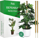 2 Pack Moss pole - 46 Inch Moss Pole Indoor - Monstera Plant Support - Plant Stakes for Indoor Plants - Plant Stiks support Tall - Moss Pole for Climbing Plants support - Monstera Pot - Moss Poles by GreenHaven Gardens