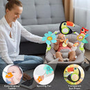 Adjustable Arch Bassinet Toys for Infant & Toddlers, Stroller Arch, Baby Crib Toys with Fascinating Hanging for Stimulating Baby’s Senses and Developing Motor Skills by TinyTreasures Baby Boutique