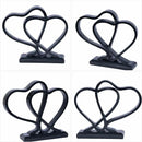 Heart Sculpture for Living Room Decor Heart Decoration Gift for Her and Him Love Wedding Anniversary Couples Gift Modern Heart Statue for Home Coffee Table Dining Table Centerpiece Birthday Gift by CozyNest Decor
