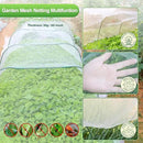 Garden Netting Kit, 10X30 Ft Garden Ultra Fine Mesh Net Bird Barrier Protection with Garden Hoops for Protect Garden Vegetables Flowers Shrubs Fruit Trees Indoors & Outdoors Plant Beds Greenhouse by GreenHaven Gardens