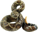 Michael Carr Designs Western Diamondback Rattlesnake L - Outdoor Snake Figurine for gardens, patios and lawns (80057),Brown by GreenHaven Gardens