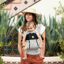 LÍLLÉbaby Complete All Seasons Ergonomic 6-in-1 Baby Carrier Newborn to Toddler - with Lumbar Support - for Children 7-45 Pounds - 360 Degree Baby Wearing - Inward & Outward Facing - Salt and Pepper by TinyTreasures Baby Boutique