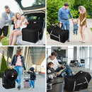Infant Car Seat Travel Bag for Airplane Compatible with All Nuna Pipa Car Seat and Base,Chicco KeyFit 30 and Base, Padded Car Seat Bags for Air Travel,Car Seat Gate Check Bag with Side Pocket, Black by TinyTreasures Baby Boutique