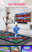 Music Double Dance Mat for Kids and Adults,64G Memory Card,Fitness Dance Games with MV/3D/Cartoon Dance Mode,81pcs MV 885pcs Songs and 1000pcs Games for HDMI TV Fun Senior Flannel Materia by TinyTreasures Baby Boutique