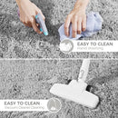 Ultra Soft Rug for Living Room, 4X6 Fluffy Shag Area Rug for Bedroom, Modern Shaggy Carpets Fuzzy Rug for Teens Dorm Nursery Home Decor Aesthetic, Upgrade Anti-Skid Durable, Light Grey by TinyTreasures Baby Boutique
