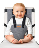 liuliuby Compact Travel High Chair | Portable High Chair for Baby | Baby Travel Essential Harness Seat | Must Haves for Vacations, Restaurants, Family Visits with Babies | Portable Highchair Seat by TinyTreasures Baby Boutique