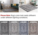 Keen Home Design 2x12 Rug - Machine Washable Runner Rug with Non-Slip Backing, Ideal for Hallway, Entryway, Kitchen, Laundry Room - Vintage, Easy Clean, Durable, Low Pile - (2'6" x 12') by CozyNest Decor