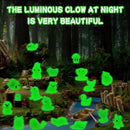 120PCS Glow in The Dark Mini Resin Animals 20 Styles of Luminous Ducks dinosaurswls Frogs and More Tiny Figurines for Fairy Garden Aquarium Terrarium Potted Plants Dollhouse Decor by GreenHaven Gardens
