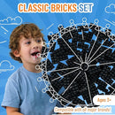 Strictly Briks Classic Bricks Starter Kit - 96-Piece Black 2x4 Set - Compatible with Major Brick Brands - Building Blocks for Ages 3+ - Encourages Creativity & Imagination by TinyTreasures Baby Boutique