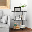 450 lbs Steel Storage Shelving 3-Tier Utility Shelving Unit Steel Organizer Wire Rack for Home,Kitchen,Office (11.8" D x 17.7" W x 26.3" H) by CozyNest Decor