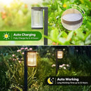Solar Pathway Lights Outdoor, 4 Pack Upgraded Outdoor Solar Lights for Outside Super Bright Up to 12Hrs, IP65 Waterproof Solar Garden Lights for Yard Landscape Path Walkway Decoration by CozyNest Decor