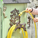 Sungmor Heavy Duty Cast Iron Hose Holder,Garden & Yard Decorative Birds Wall Mounted Hose Butler,Water Pipe Holds,Rack,Hanger,Antique Wall Decorations by GreenHaven Gardens