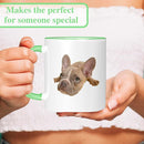 Personalized Mothers Day Coffee Mug, Custom Mum Photo Text 11 Oz Ceramic Mug, Customized Mom Picture Name Tea Cup, Unique Gift Idea,Taza Cafe Personalizadas Fotos, Custom Gifts Women Men, Light Green by TinyTreasures Baby Boutique
