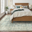 LIVEBOX Washable Area Rug 5x7 Rugs for Living Room Bedroom, Non-Slip Boho Indoor Carpet for Dining Room Office, Low-Pile Farmhouse Soft Carpets for Kids Nursery Playroom, Sage Green by TinyTreasures Baby Boutique