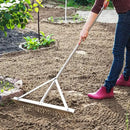 Colwelt Landscape Rake - 24Tines, Aluminum Head with 68" Handle, 24" Width for Beach & Lawn Care by GreenHaven Gardens