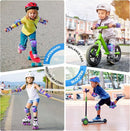 BOSONER Kids/Youth Knee Pad Elbow Pads for Roller Skates Cycling BMX Bike Skateboard Inline Rollerblading, Skating Skatings Scooter Riding Sports by TinyTreasures Baby Boutique