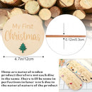My First Holiday Milestone Cards - Baby First Holiday Wood Sign Baby Shower,Holiday Monthly Milestones,Baby First Halloween/Hanksgiving/Christmas/Valentine's Day/St. Patrick's Day/Easter by TinyTreasures Baby Boutique