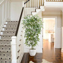 Artificial Bamboo Tree 6FT Tall Fake Plants Faux Silk Plant, Faux Bamboo Plant for Home Office Indoor Outdoor Decor Artificial Trees with Tall Planter by CozyNest Decor