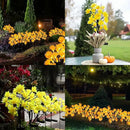 MAGGIFT Solar Lights Outdoor Garden Decorative Flowers, Waterproof Solar Garden Lights with 20 Yellow Lily Flowers,LED Solar Powered Landscape Lights for Yard Garden Patio (Yellow, 4Pack) by GreenHaven Gardens